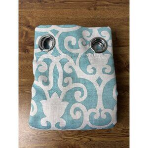 Moroccan Printed Curtains for Bedroom Living 52"W x 95"L (Pack of 2) Turquoise